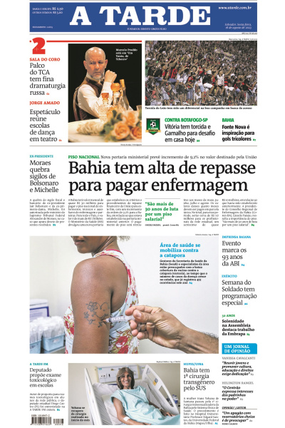 A TARDE - Edição de 18 de agosto de 2023