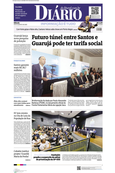Diário do Litoral – Edição de 19 de agosto de 2023