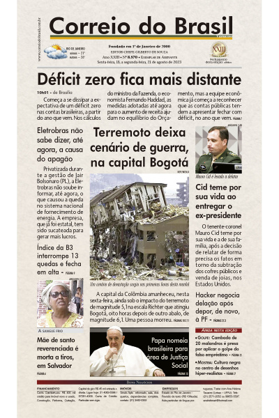 Correio do Brasil – Edição de 18 a 19 de agosto de 2023