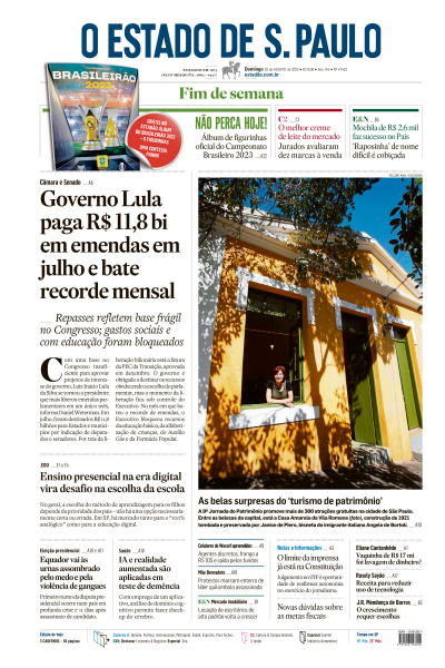 Estadão - Edição de 20 de Agosto de 2023