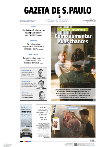 Gazeta de S. Paulo - Edição de 20 de Agosto de 2023