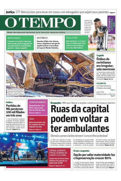 O TEMPO - Edição de 21 de agosto de 2023