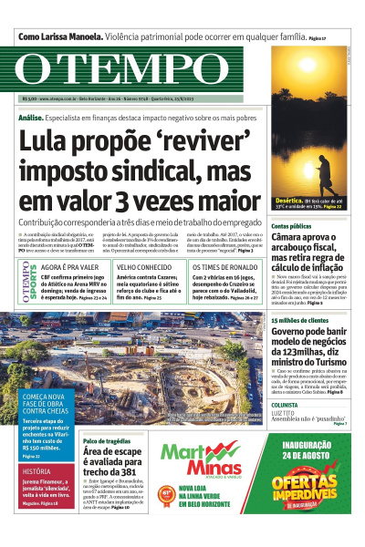 O TEMPO - Edição de 23 de agosto de 2023