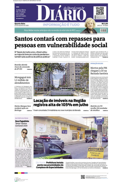 Diário do Litoral – Edição de 23 de agosto de 2023
