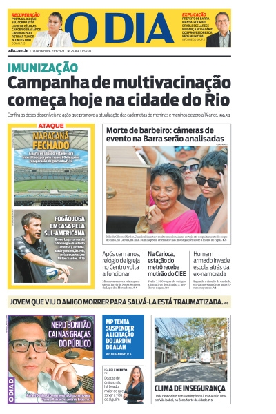 O DIA - Edição de 23 de Agosto de 2023