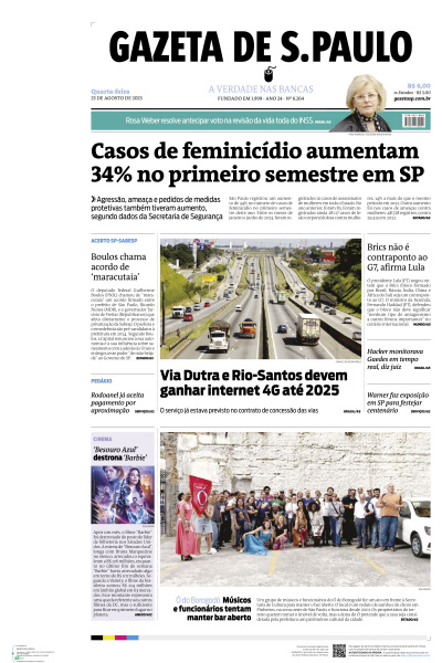 Gazeta de S. Paulo - Edição de 23 de Agosto de 2023