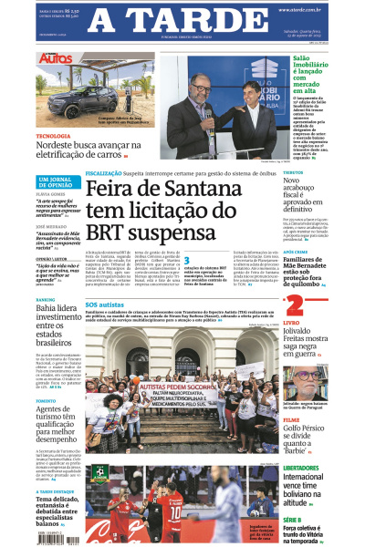 A TARDE - Edição de 23 de agosto de 2023