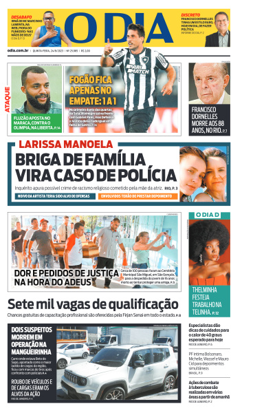 O DIA - Edição de 24 de Agosto de 2023