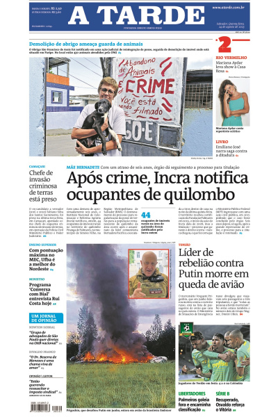A TARDE - Edição de 24 de agosto de 2023