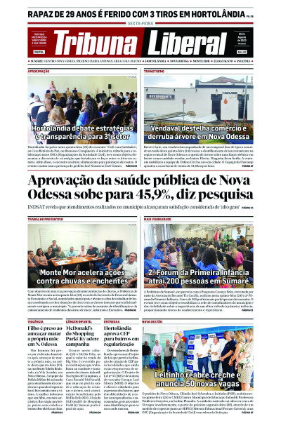 Tribuna Liberal - Edição de 25 de agosto de 2023