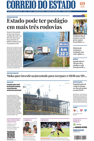 Correio do Estado - Edição de 25 de agosto de 2023