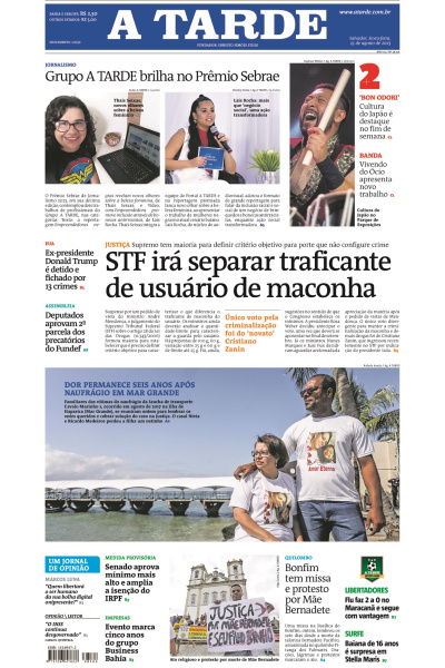 A TARDE - Edição de 25 de agosto de 2023