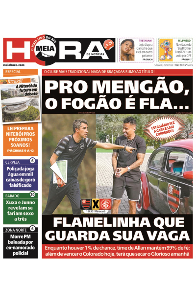 Meia Hora - Edição de 26 de agosto de 2023