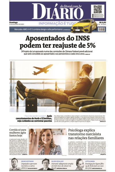 Diário do Litoral – Edição de 27 de agosto de 2023