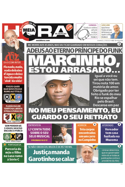 Meia Hora - Edição de 27 de agosto de 2023