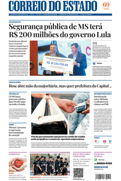 Correio do Estado - Edição de 29 de agosto de 2023