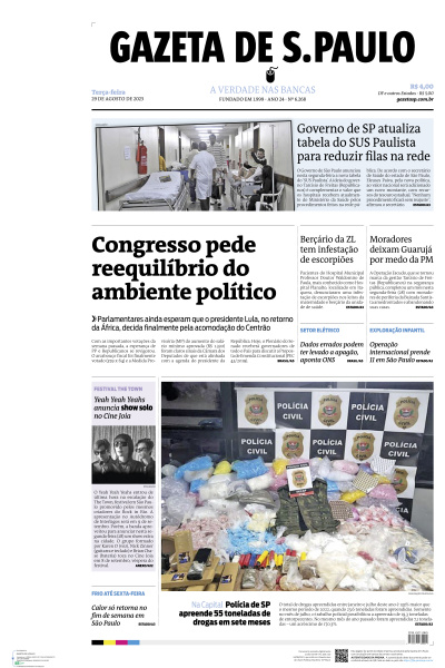 Gazeta de S. Paulo - Edição de 29 de Agosto de 2023