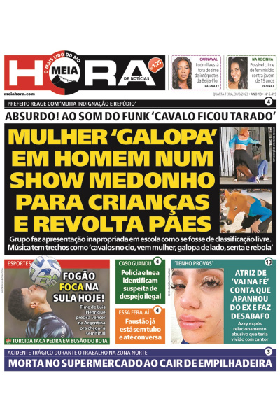 Meia Hora - Edição de 30 de agosto de 2023