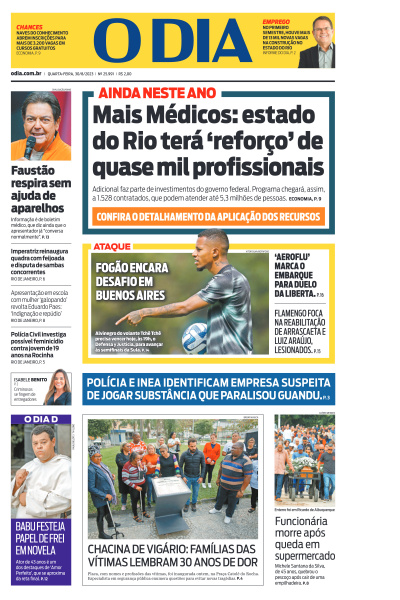 O DIA - Edição de 30 de Agosto de 2023