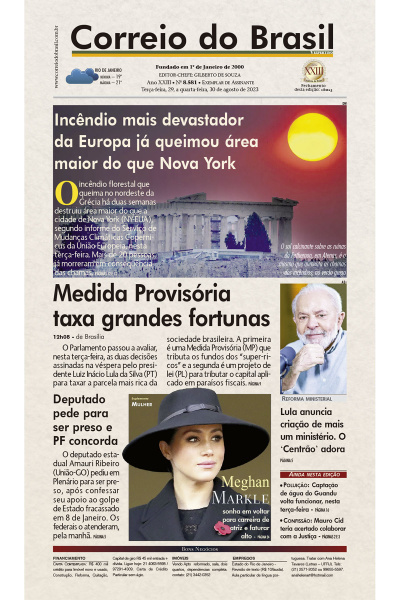 Correio do Brasil – Edição de 29 a 30 de agosto de 2023