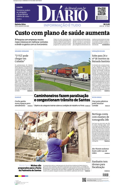 Diário do Litoral – Edição de 31 de agosto de 2023
