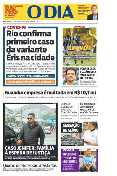 O DIA - Edição de 31 de Agosto de 2023