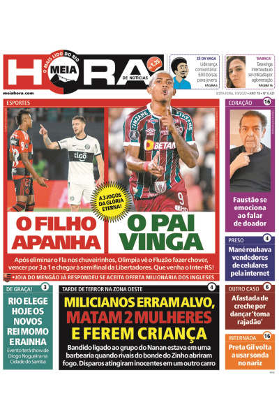 Meia Hora - Edição de 01 de setembro de 2023