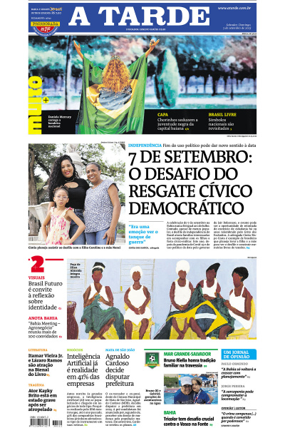 A TARDE - Edição de 03 de setembro de 2023