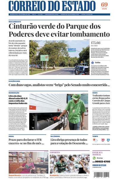 Correio do Estado - Edição de 04 de Setembro de 2023