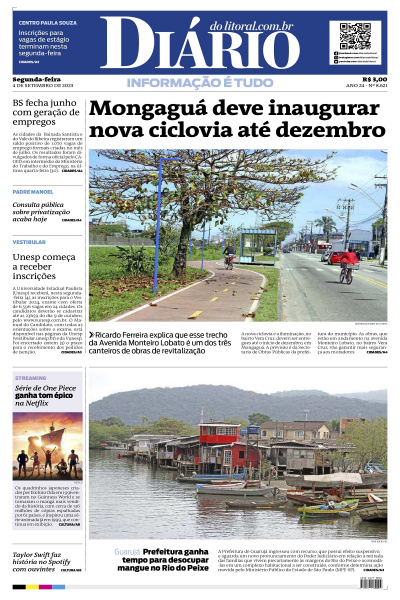 Diário do Litoral – Edição de 04 de Setembro de 2023