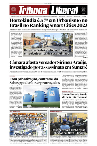 Tribuna Liberal - Edição de 06 de Setembro de 2023