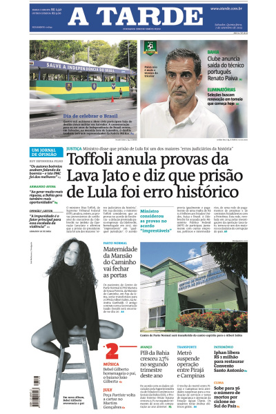 A TARDE - Edição de 07 de setembro de 2023