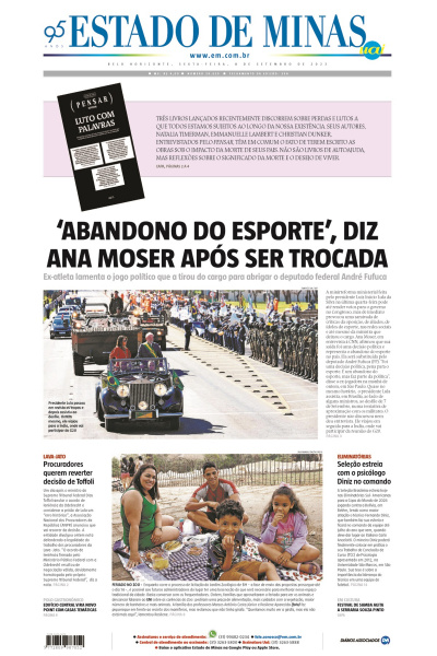Estado de Minas - Edição de 08 de setembro de 2023