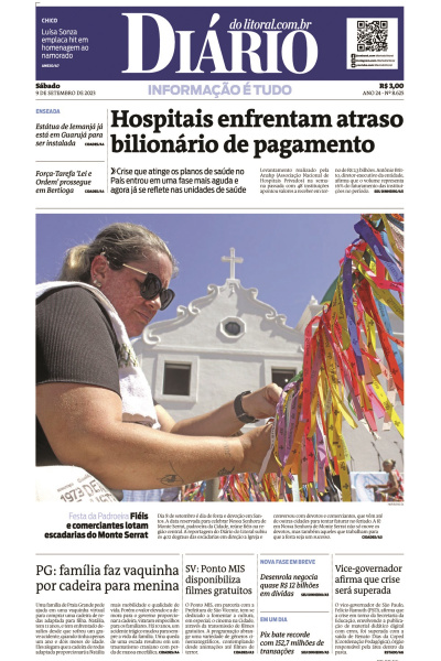Diário do Litoral – Edição de 09 de Setembro de 2023