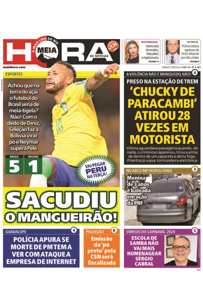 Meia Hora - Edição de 09 de setembro de 2023