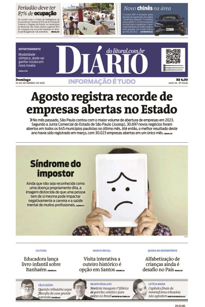 Diário do Litoral – Edição de 10 de Setembro de 2023