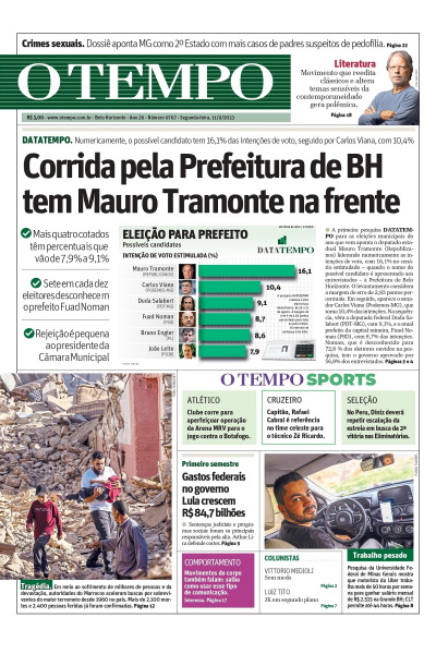 O TEMPO - Edição de 11 de setembro de 2023