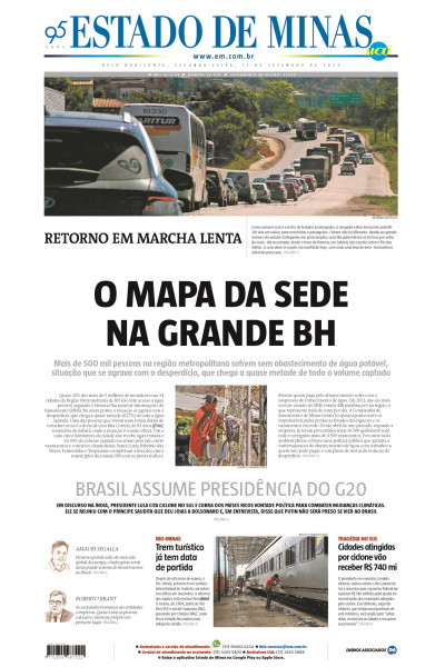 Estado de Minas - Edição de 11 de setembro de 2023