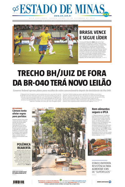 Estado de Minas - Edição de 13 de setembro de 2023