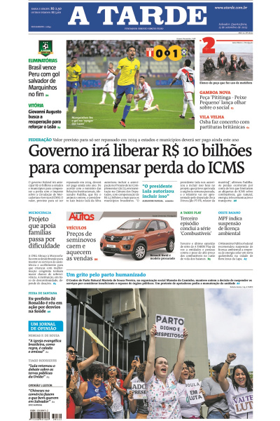 A TARDE - Edição de 13 de setembro de 2023