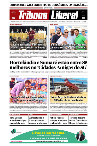 Tribuna Liberal - Edição de 14 de Setembro de 2023