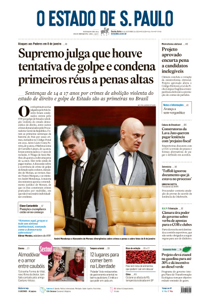 Estadão - Edição de 15 de Setembro de 2023