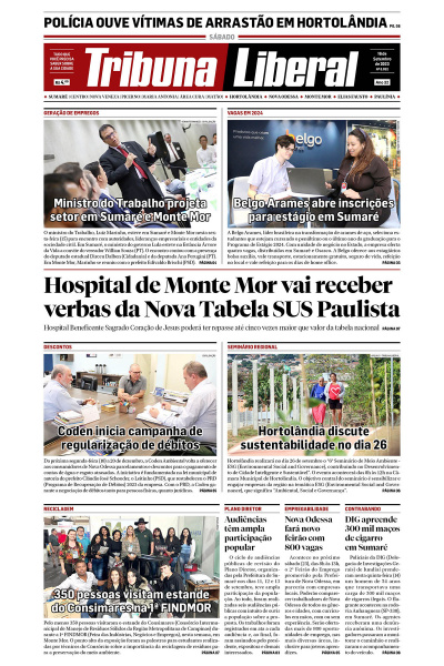 Tribuna Liberal - Edição de 16 de Setembro de 2023