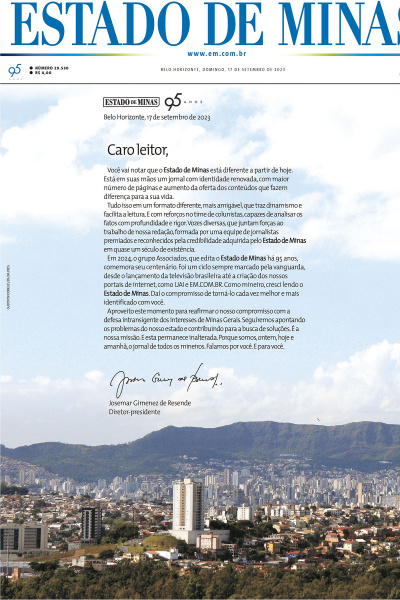 Estado de Minas - Edição de 17 de setembro de 2023
