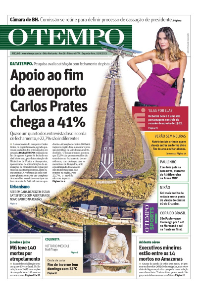 O TEMPO - Edição de 18 de setembro de 2023