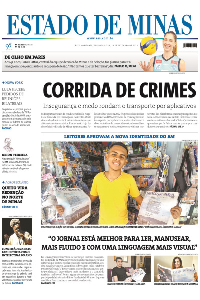 Estado de Minas - Edição de 18 de setembro de 2023