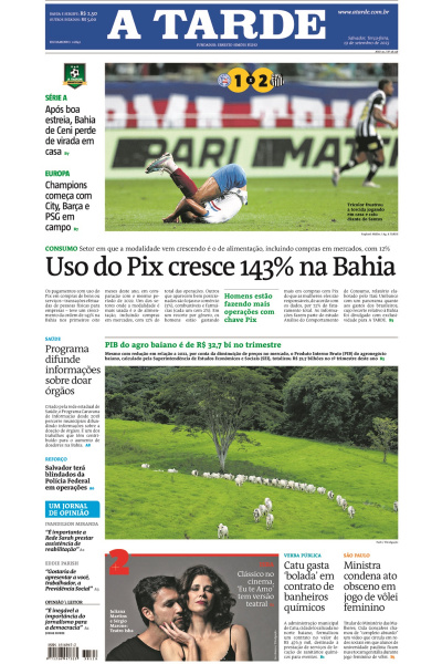 A TARDE - Edição de 19 de setembro de 2023