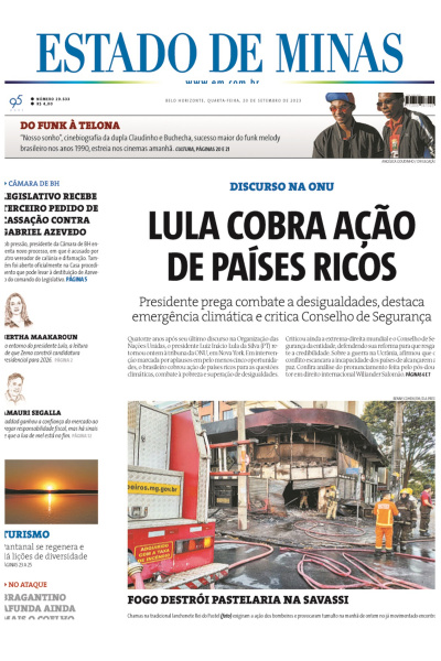 Estado de Minas - Edição de 20 de setembro de 2023