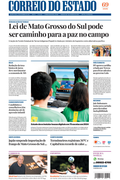 Correio do Estado - Edição de 21 de Setembro de 2023