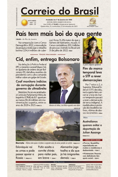 Correio do Brasil – Edição de 21 a 22 de Setembro de 2023